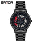 New Luxury 360° Spinning Rim Watch Hub Custom Design Sports Car Rim Watch Waterproof Creative Watch Mens Wheel Wristwatch