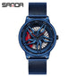 New Luxury 360° Spinning Rim Watch Hub Custom Design Sports Car Rim Watch Waterproof Creative Watch Mens Wheel Wristwatch